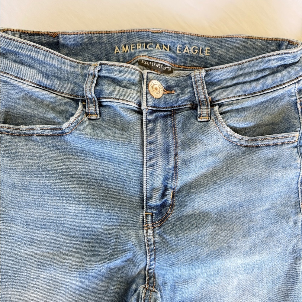 American Eagle Outfitters Medium Blue Skinny Jeans - Picture 3 of 12